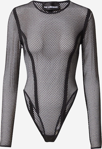 Han Kjøbenhavn Shirt bodysuit in Black: front