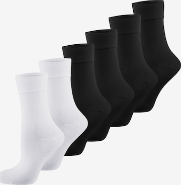 Nur Die - Calcetines ' 98 Komfortbund ' en negro: frente
