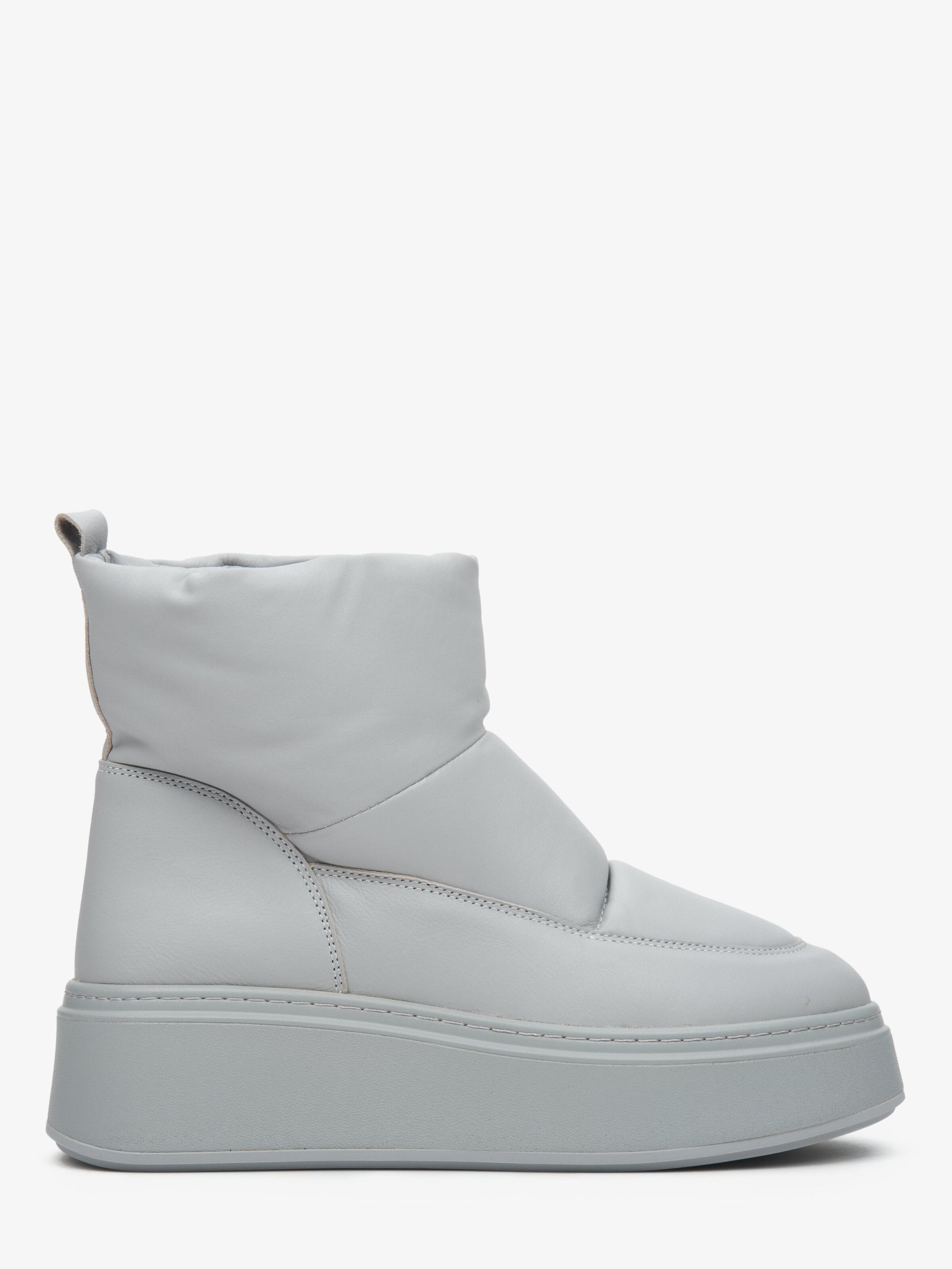 Estro Snowboots '218-1' in Grijs: voorkant