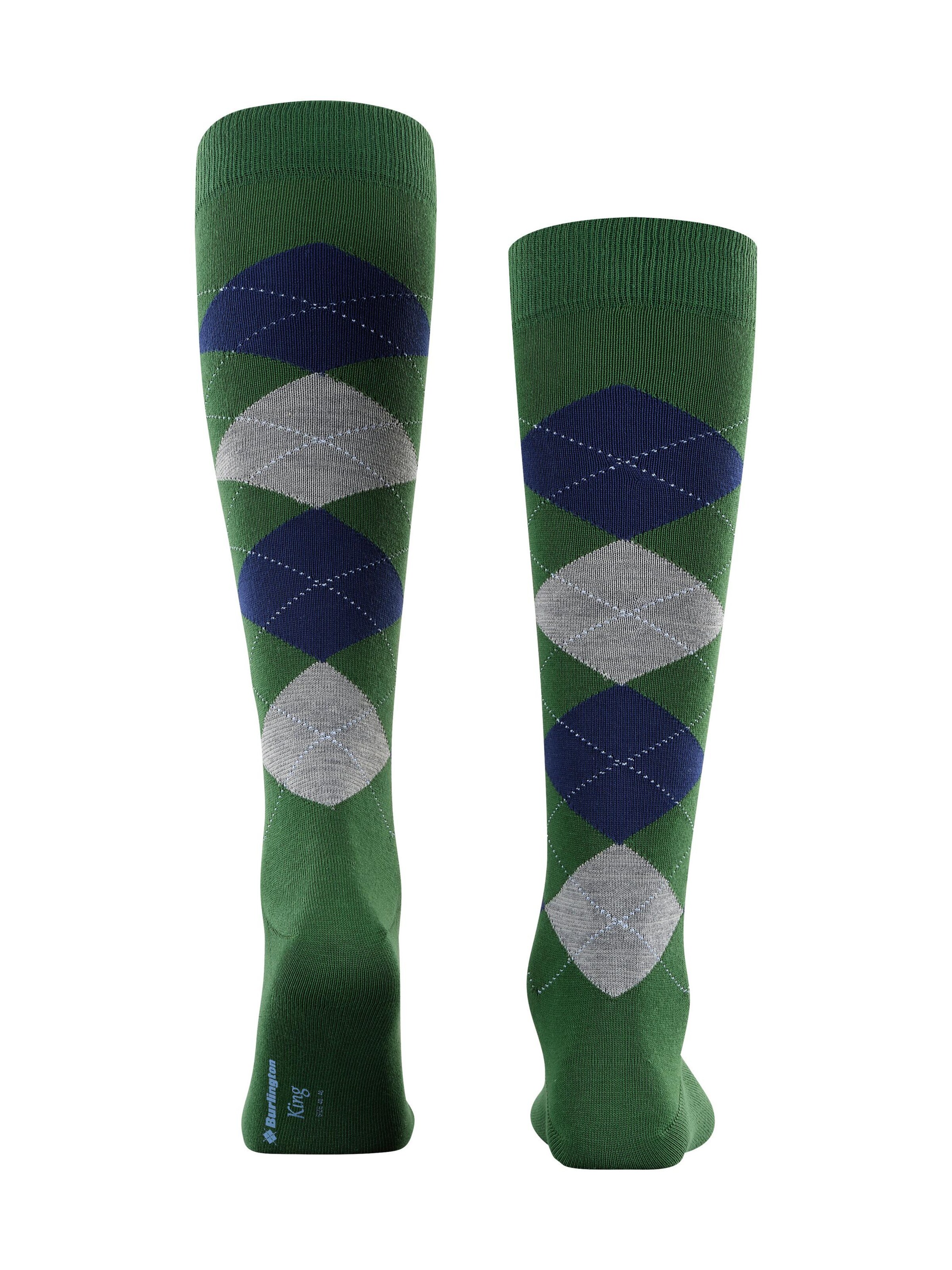 BURLINGTON Knee High Socks 'King' in Green