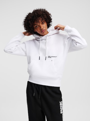 Karl Lagerfeld Sweatshirt i hvid: forside