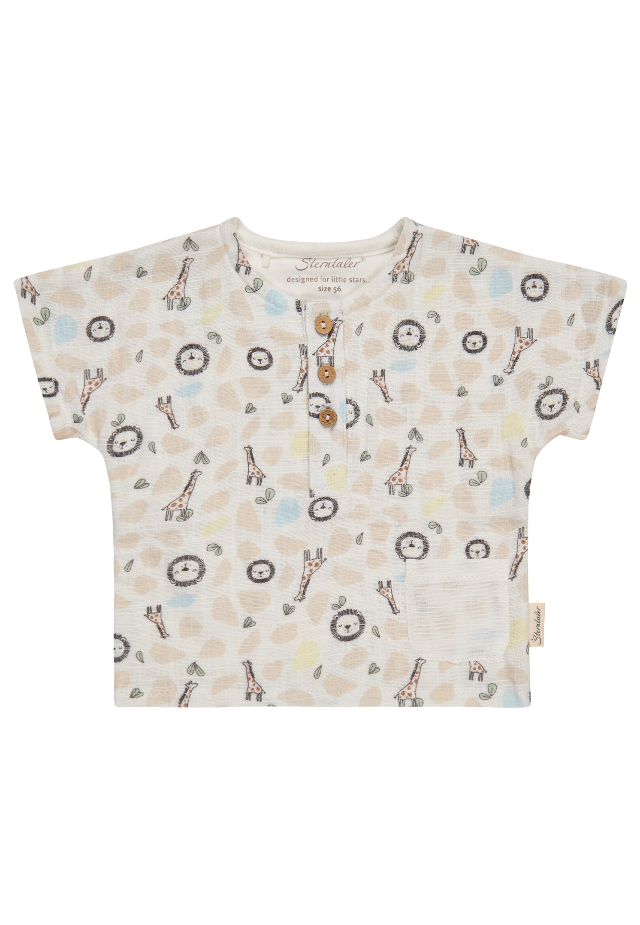 STERNTALER Shirt 'Safari' in White: front