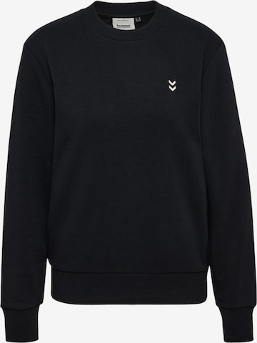 Hummel Sweatshirt 'Pulse' in Zwart: voorkant