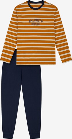 SCHIESSER Pajamas 'Nightwear 2' in Blue: front