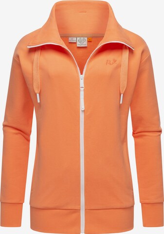 Ragwear - Sudadera con cremallera 'Shocky' en naranja: frente