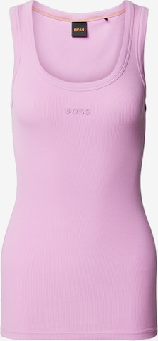 BOSS Orange Top 'Ematite' in Pink: front