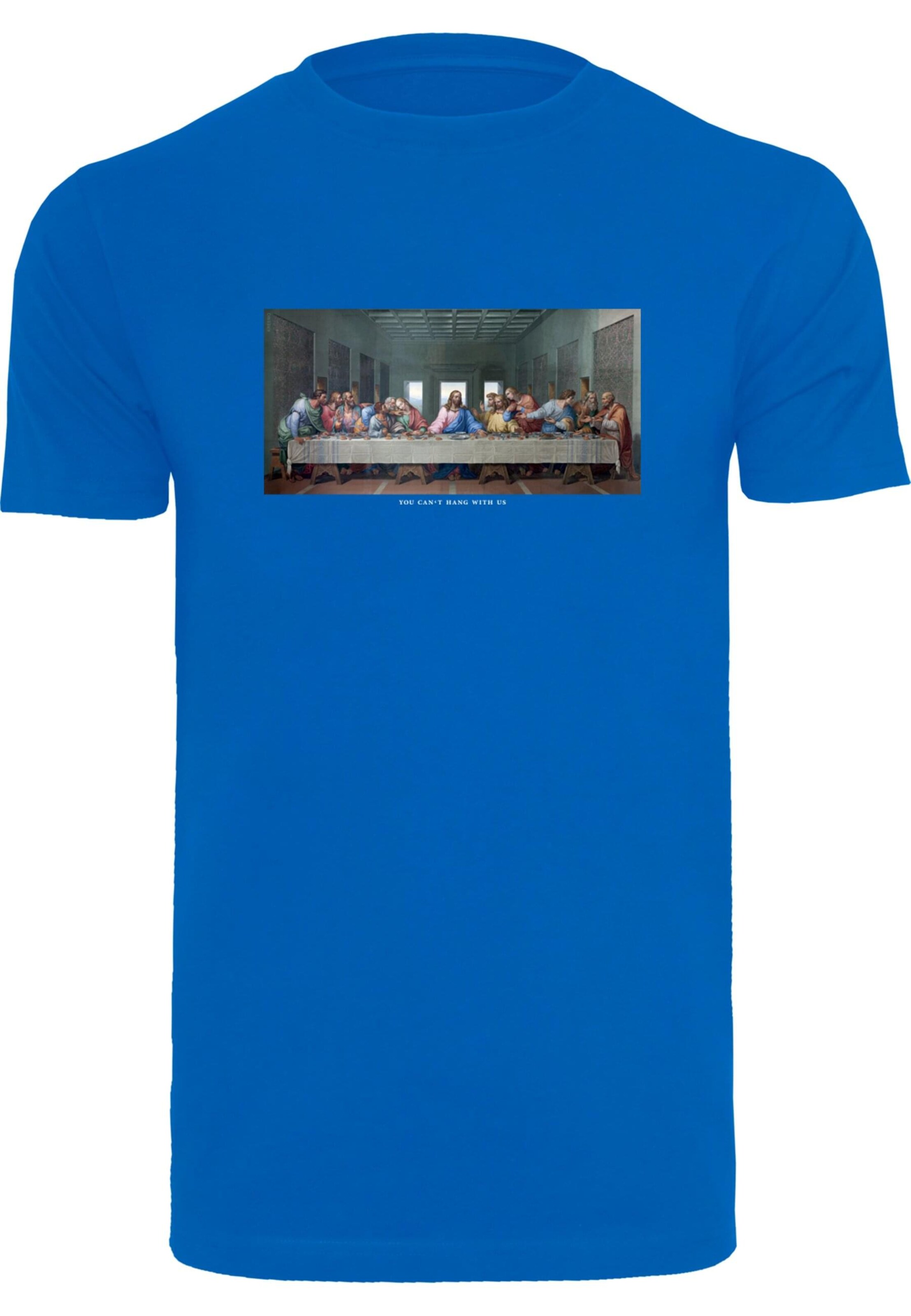 MT Men T-Shirt 'Can't Hang With Us' in Blau: Vorderseite