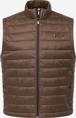 BOSS Black Bodywarmer 'Calano' in Groen: voorkant