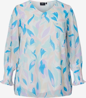 Zizzi - Blusa en Mezcla de colores: frente