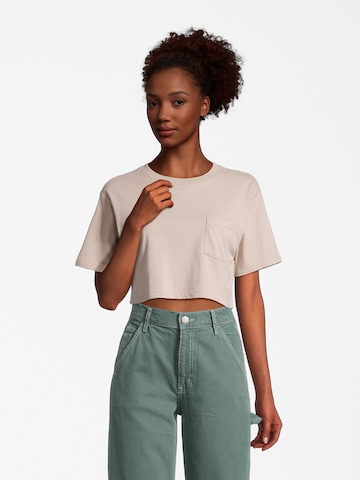 AÉROPOSTALE Shirt in Beige: front