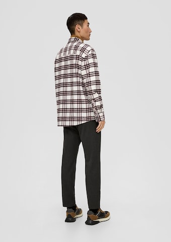 s.Oliver Comfort fit Button Up Shirt in Red