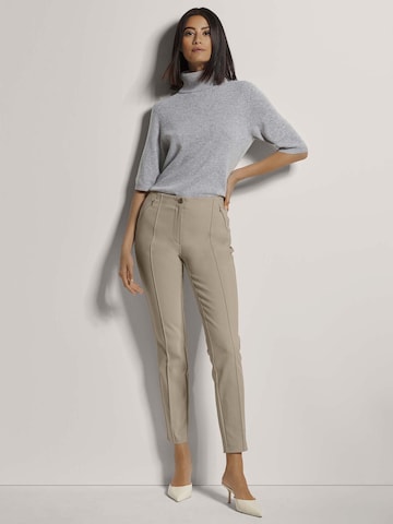 Coupe slim Pantalon MADELEINE en beige