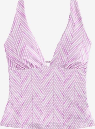 Tankinio viršutinė dalis iš Next, spalva – purpurinė / rožinė / balta, Prekių apžvalga