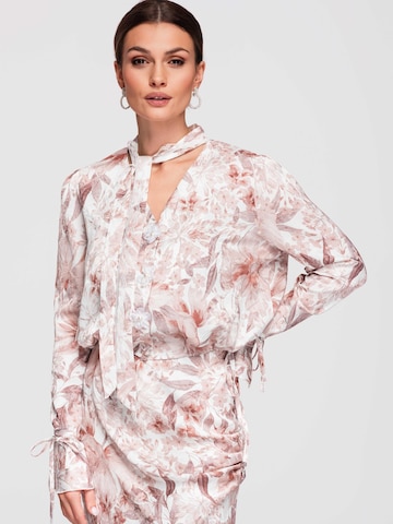 Ombre - Blusa en gris: frente