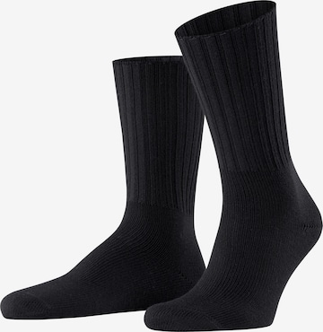 FALKE Socken 'Nelson' in Schwarz: Vorderseite