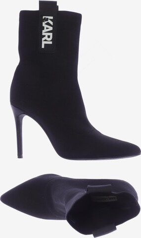 Karl Lagerfeld Dress Boots in 38 in Black: front