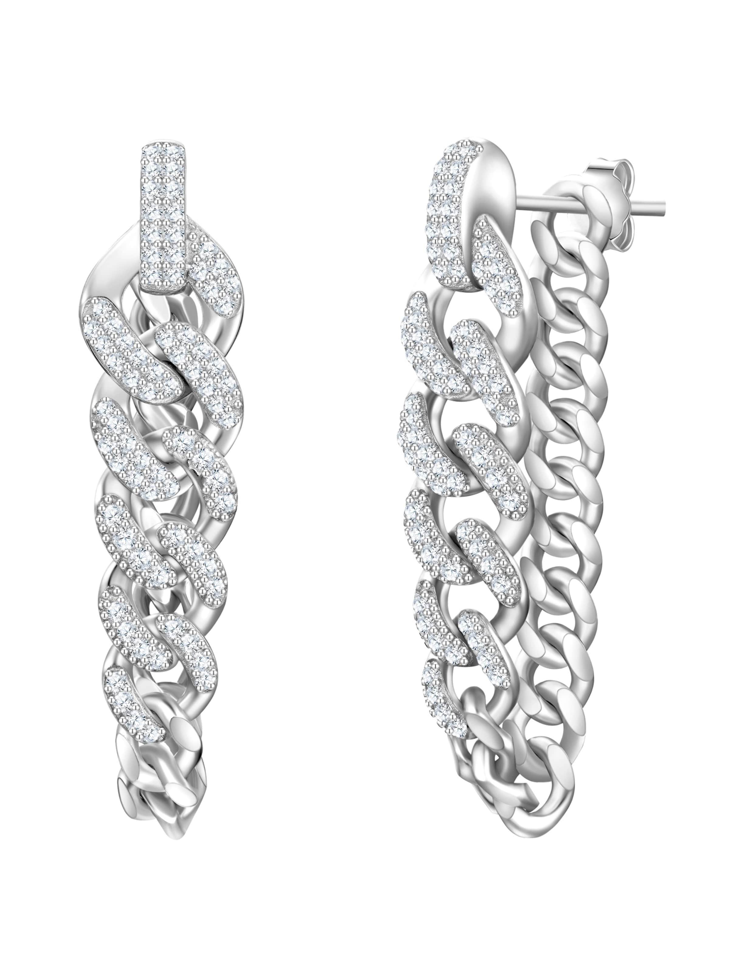 Glanzstücke München - Pendientes en plata: frente