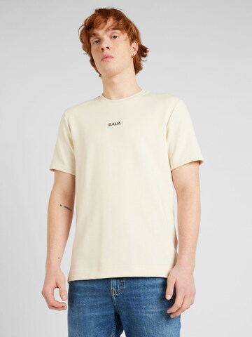 BALR. T-shirt i beige: framsida