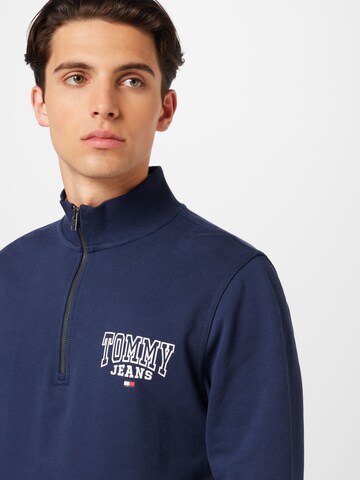 Tommy Jeans Mikina – modrá