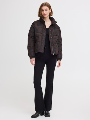 ICHI Winter Jacket 'IHFrigg Ja7' in Brown