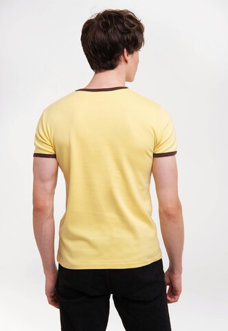 LOGOSHIRT Shirt 'Die Sendung mit der Maus - Die Maus' in Yellow