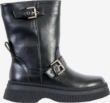 Bottines victoria en noir : devant