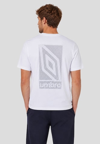 UMBRO Koszulka 'Diagonal Diamond' w kolorze biały: przód