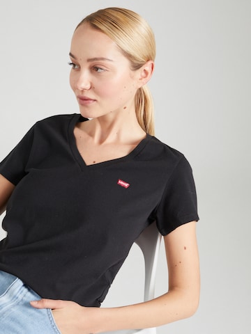 LEVI'S ® Shirt '2Pack Vneck Tee' in Zwart