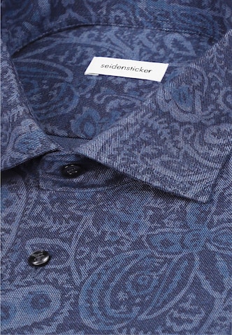 SEIDENSTICKER Regular fit Business shirt in Blue