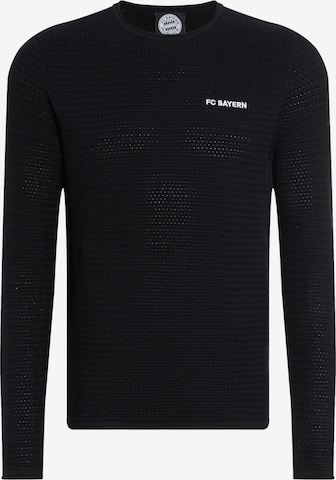 FC BAYERN MÜNCHEN Athletic Sweater 'Classic' in Black: front