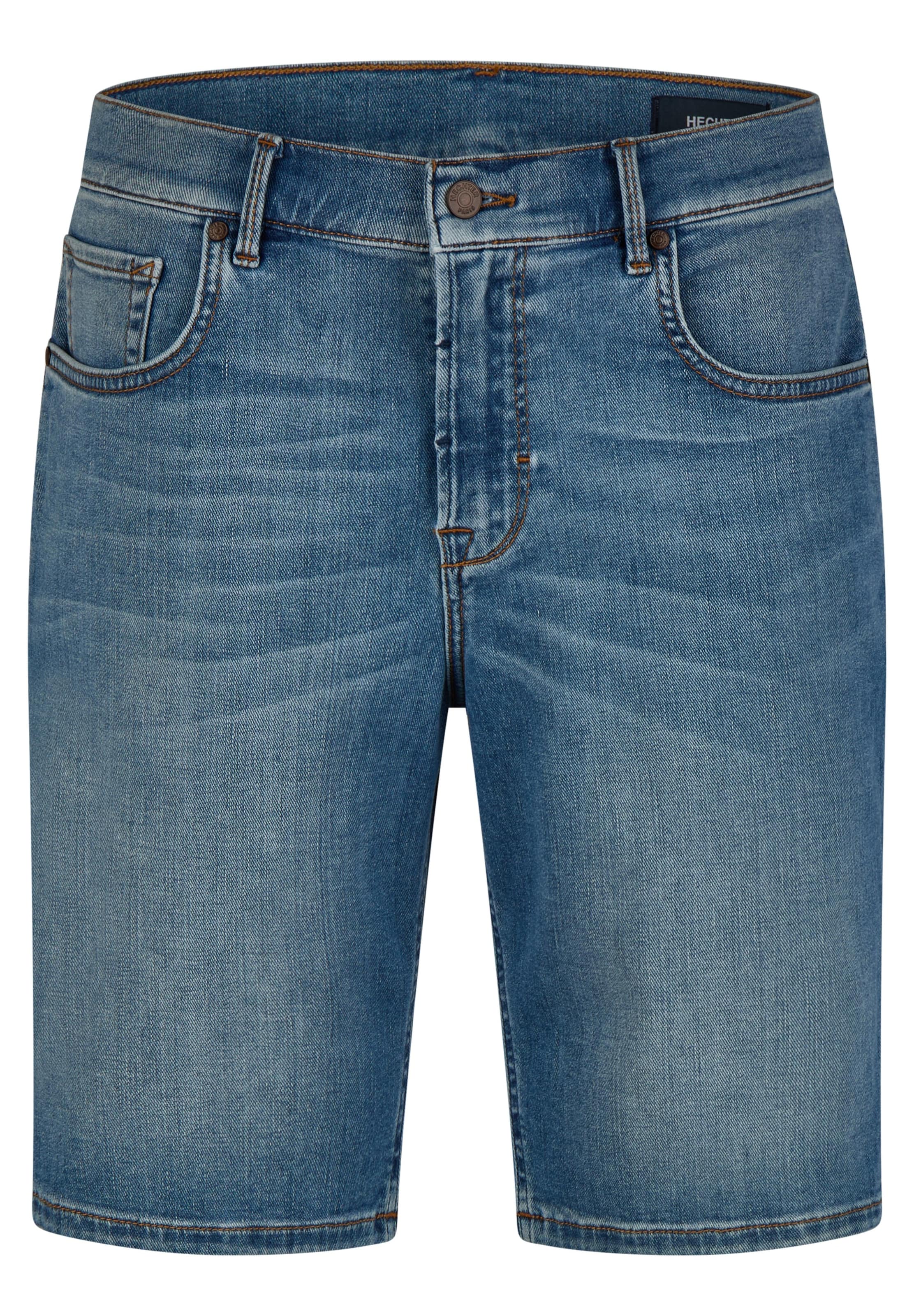 HECHTER PARIS Jeans 'H-SENLIS' in Blauw: voorkant