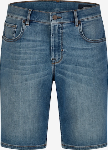 HECHTER PARIS Regular Jeansshorts 'H-SENLIS' in Blau: Vorderseite