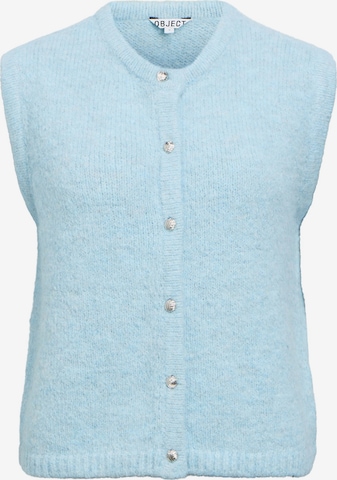 OBJECT Strikvest 'OBJSaggia' i blå: forside