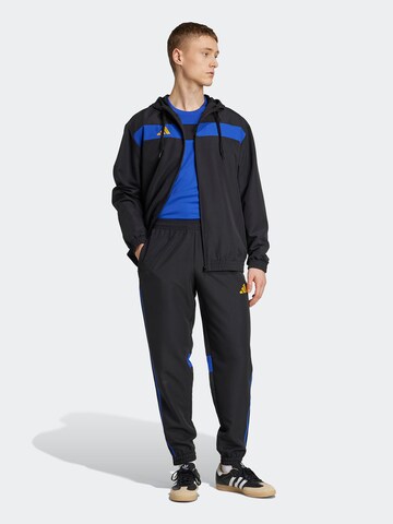 melns ADIDAS PERFORMANCE Pakapēniski sašaurināts piegriezums Sporta bikses 'Tiro 25 Essentials'