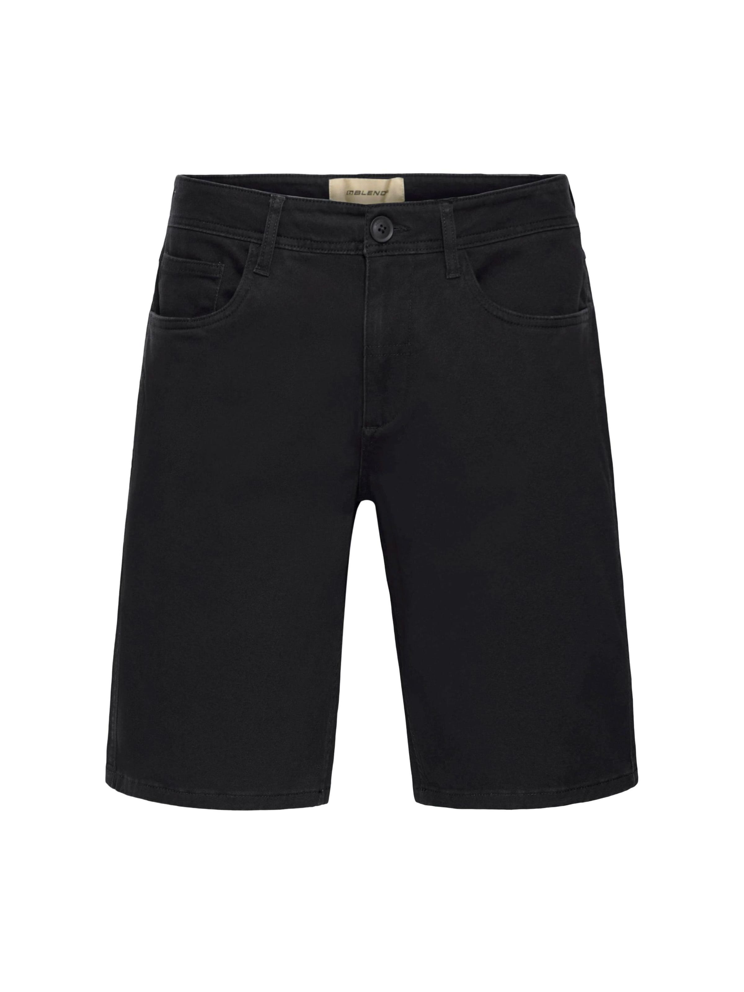 BLEND Chinoshorts ' BHTiros ' in Schwarz: Vorderseite