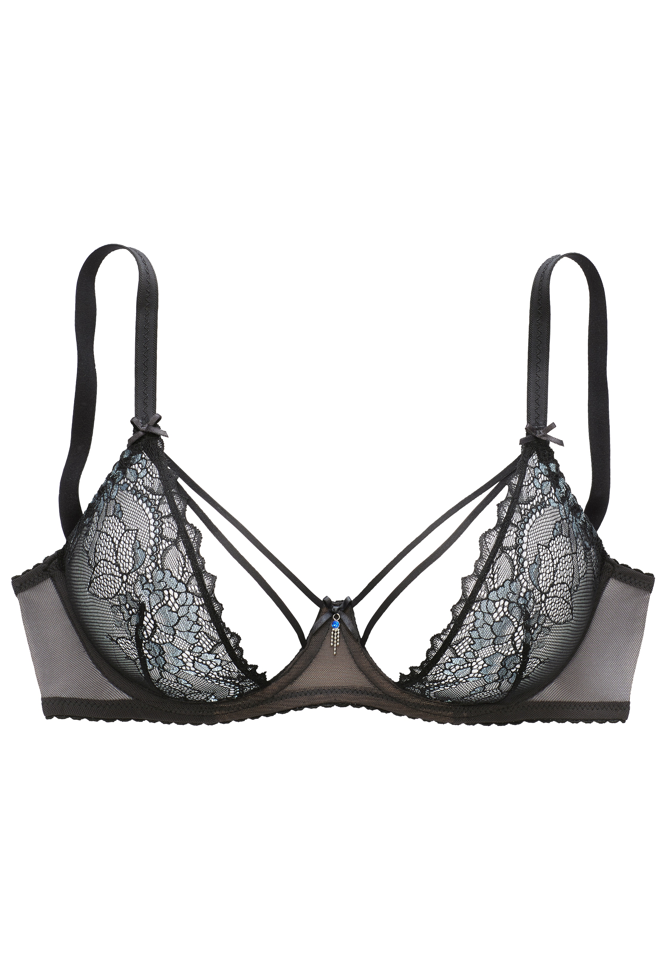 JETTE Σουτιέν σε μαύρο: μπροστά