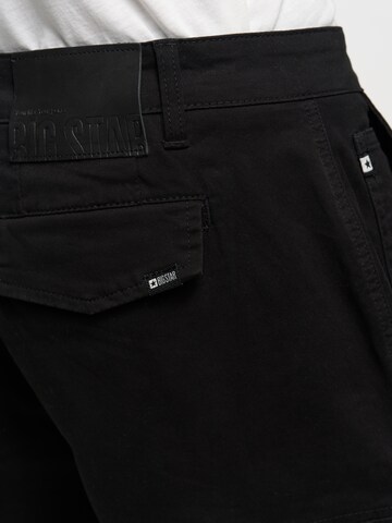 BIG STAR Regular Cargo Pants 'MORRIS' in Black