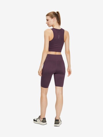 Skinny Pantalon de sport ESPRIT en violet