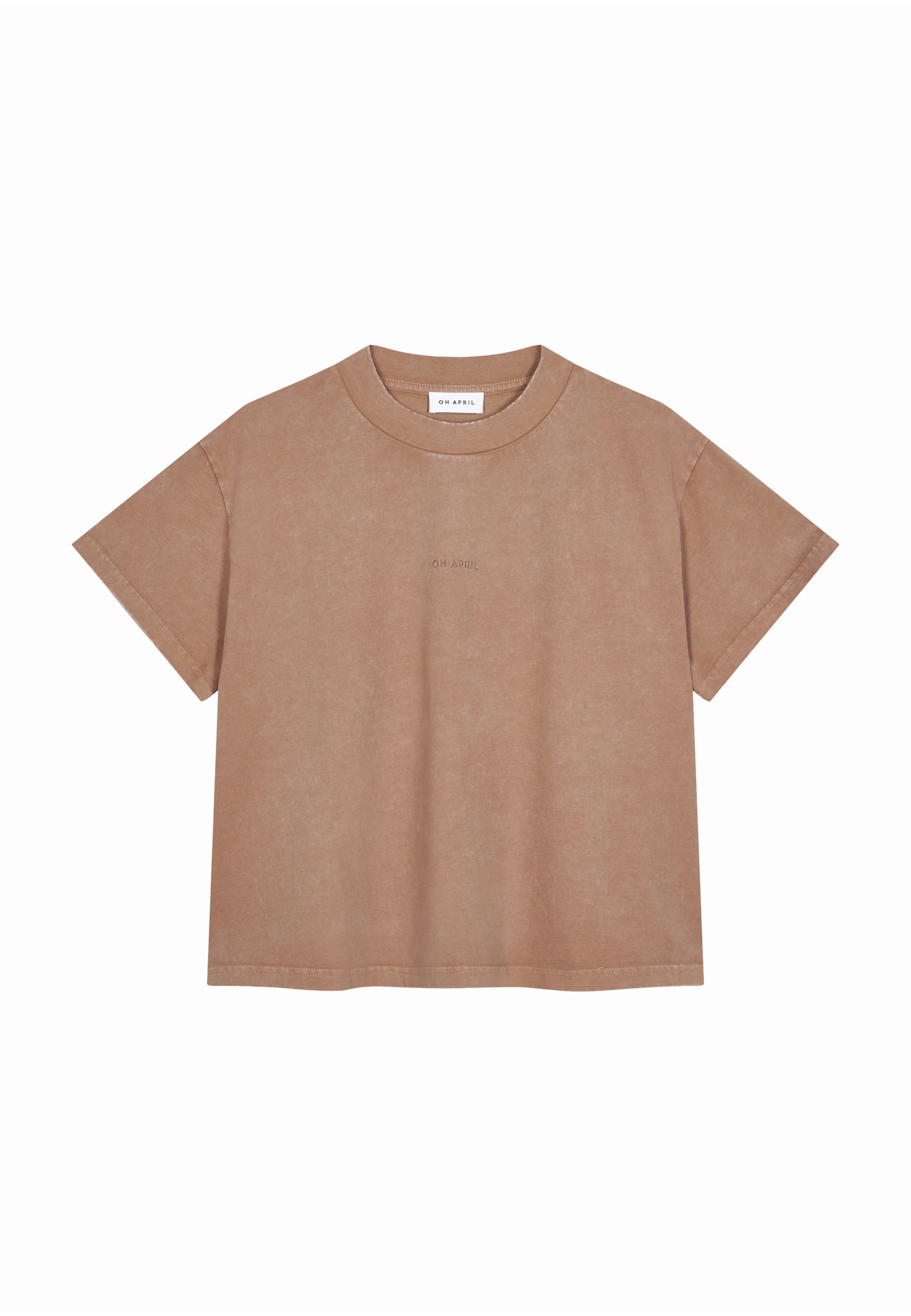 T-shirt 'Ella' OH APRIL en marron : devant