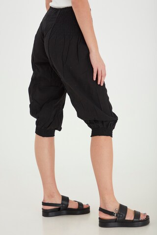 PULZ Jeans - Tapered Pantalón bombacho 'JILL' en negro