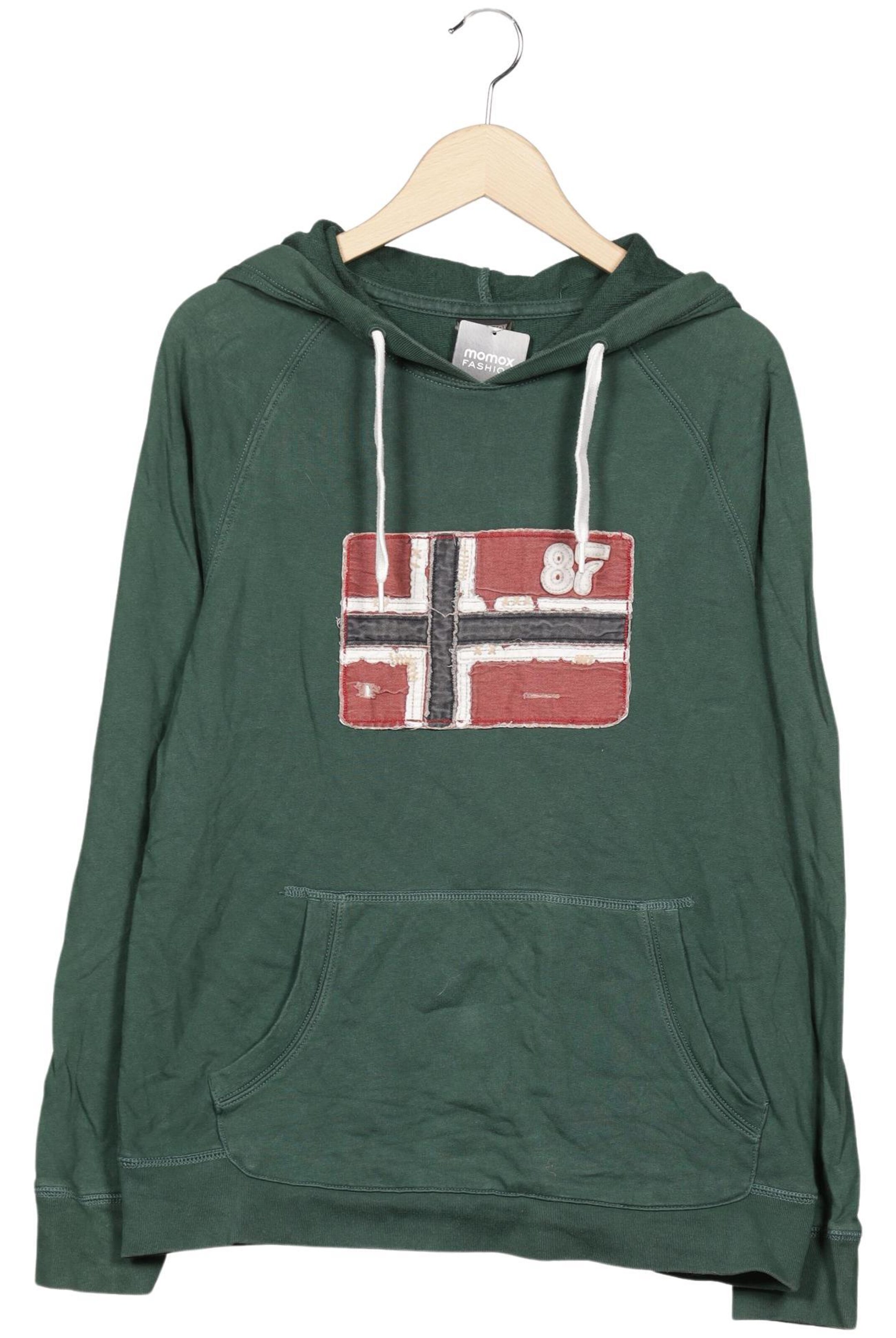 NAPAPIJRI Kapuzenpullover L in Grün: Vorderseite