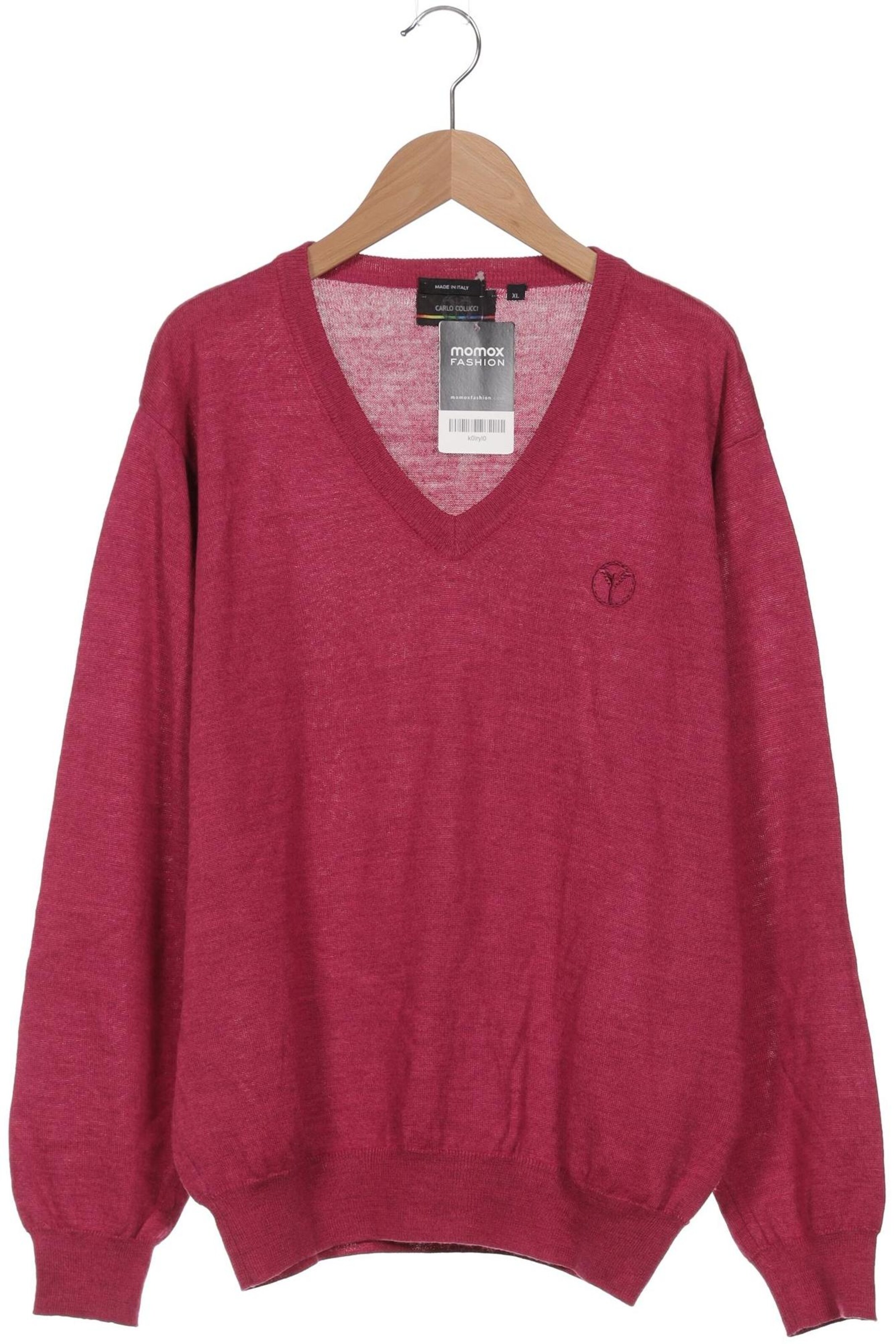 Carlo Colucci Sweater & Cardigan in XL in Pink: front
