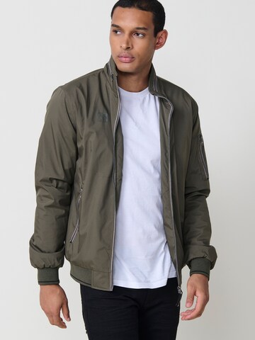 KOROSHI Přechodná bunda – zelená