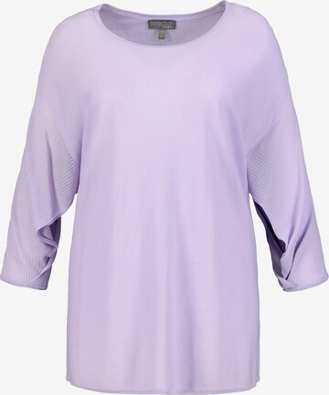 Ulla Popken Sweater in Purple: front