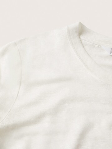 T-shirt 'LISINO' MANGO en blanc