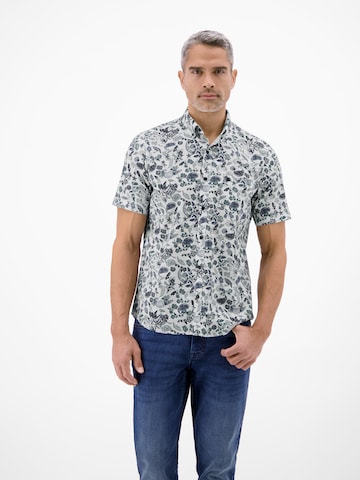 LERROS Regular fit Button Up Shirt in White: front