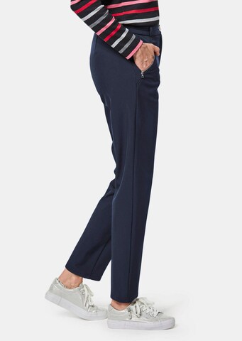 Goldner Regular Broek 'CARLA' in Blauw