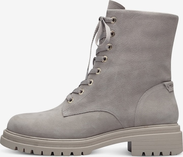 TAMARIS Lace-Up Ankle Boots in Grey