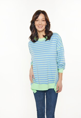 Sweat-shirt usha BLUE LABEL en bleu : devant