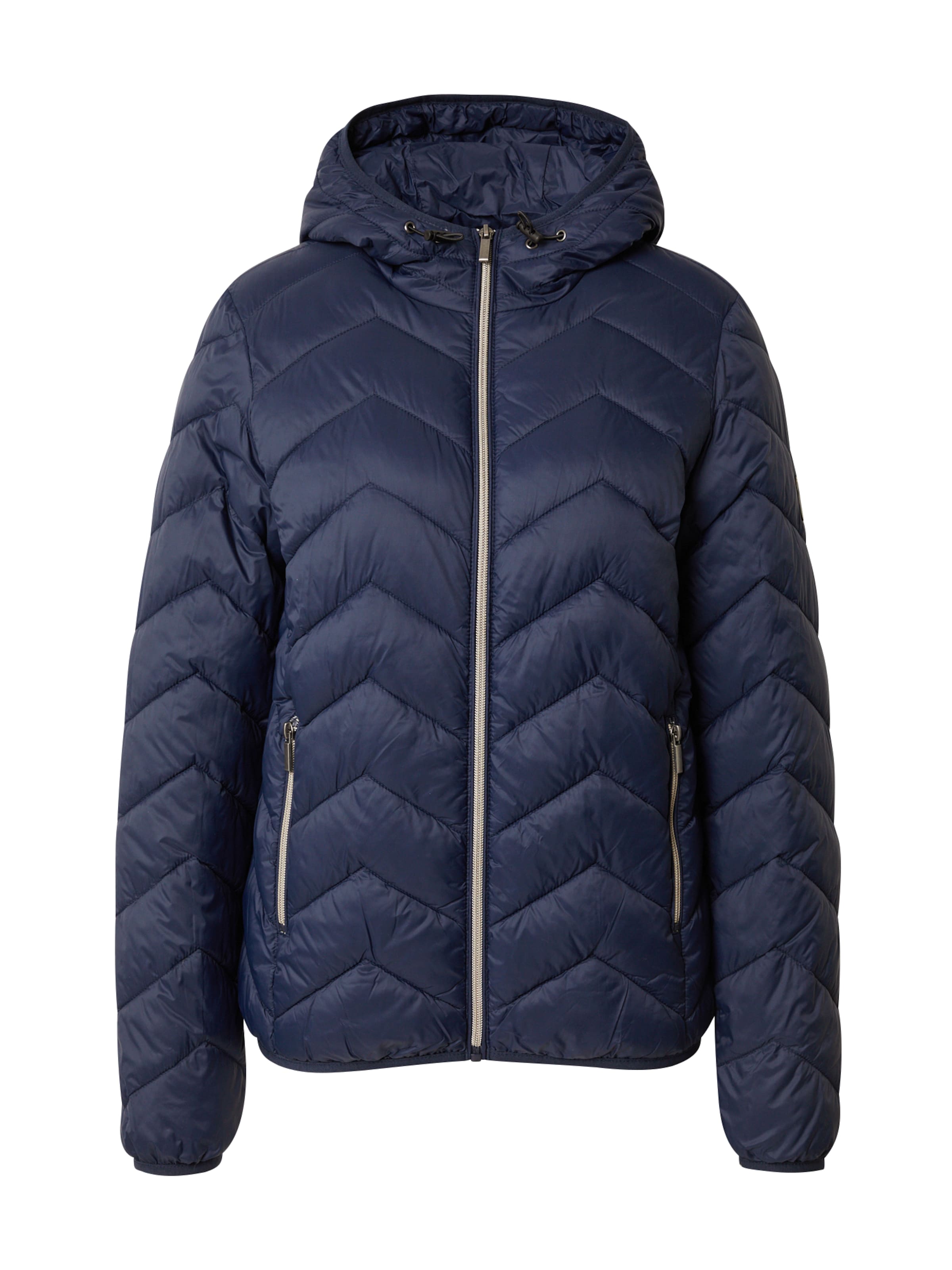 Fransa Between-Season Jacket in Blue: front